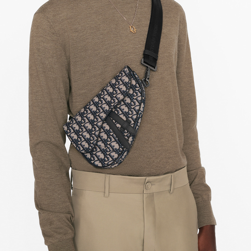 CloyAd – Dior oblique black saddle bag – Rep Preview Studio