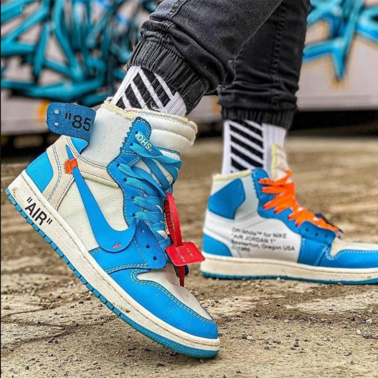 LJR – Off White Nike Air Jordan 1 UNC (High) – Rep Preview Studio